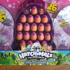 hatchimals colleggtibles set & collector's case